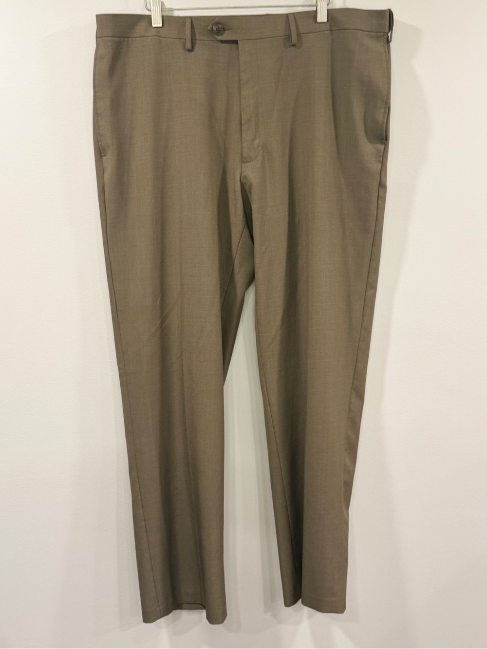 Haggar Mens Tan Chino Dress Pants Size 40 x 32